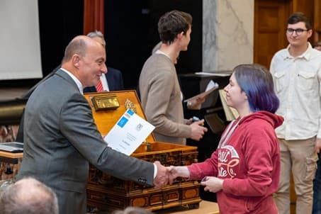 re-place bei der Aufding- und Ehrungsfeier